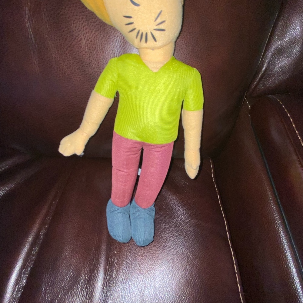 Scooby Doo Shaggy Toy Factory Retro 17”Kids Plush Toy Green Shirt and Blue Pants - Picture 6 of 12